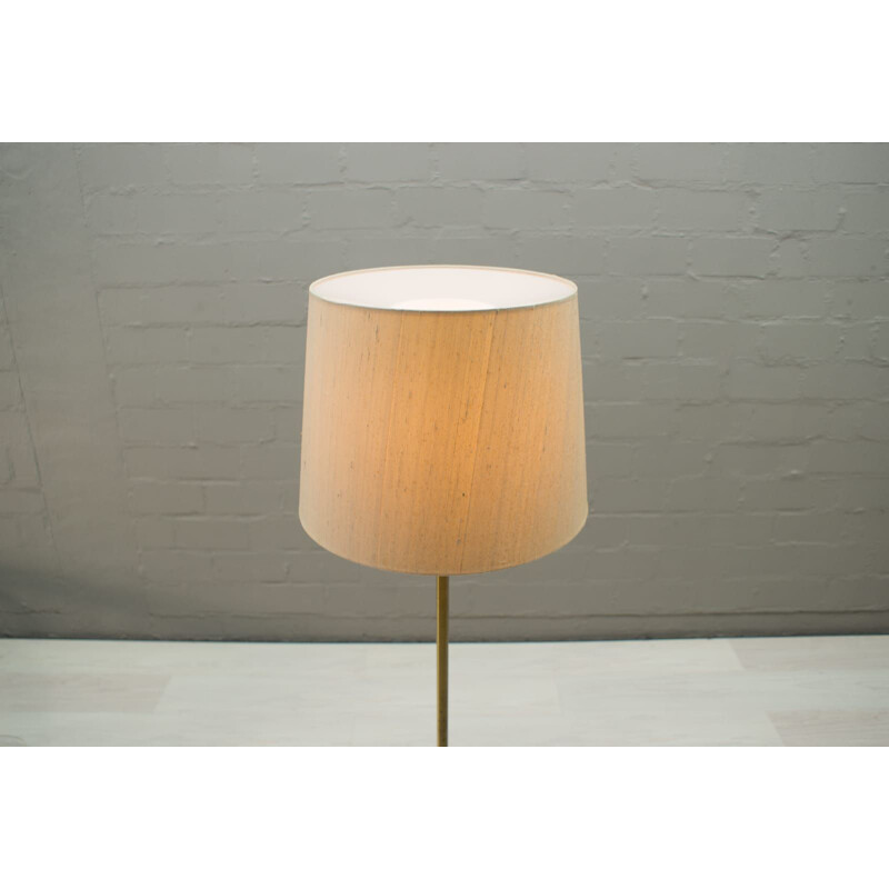 Vintage scandinavian floor lamp for Luxus in brass 1960s