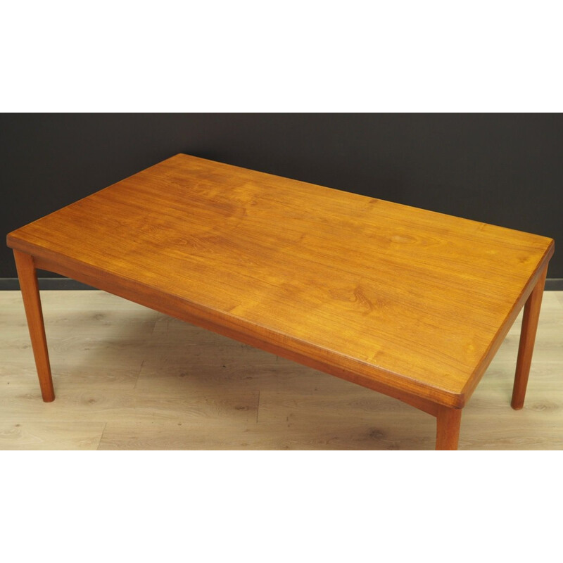 Vintage dining table in teak by Henning Kjaernulf for Vejle Stole Og 60-70s