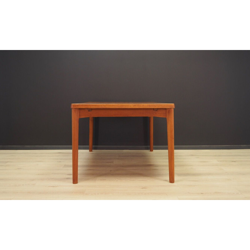 Vintage dining table in teak by Henning Kjaernulf for Vejle Stole Og 60-70s