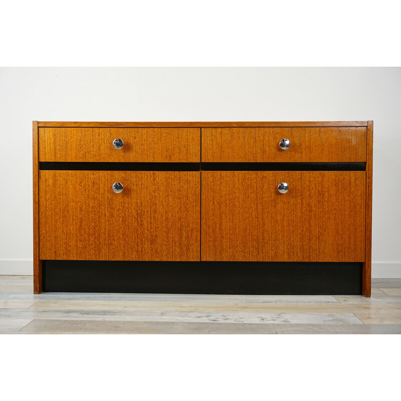 Vintage highboard in teak 50-60s