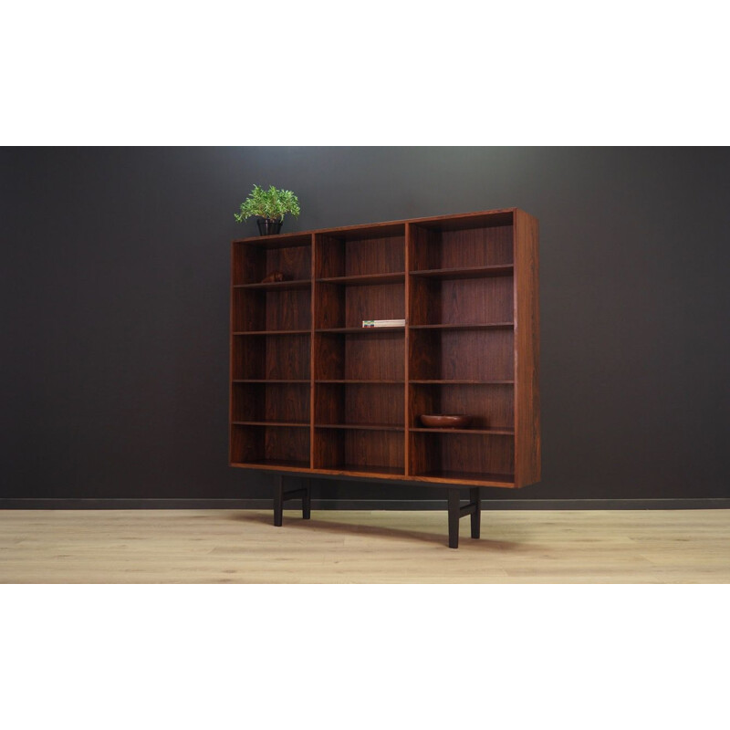 Vintage bookcase in rosewood by Carlo Jensen for Hudnevad & Co 60-70s