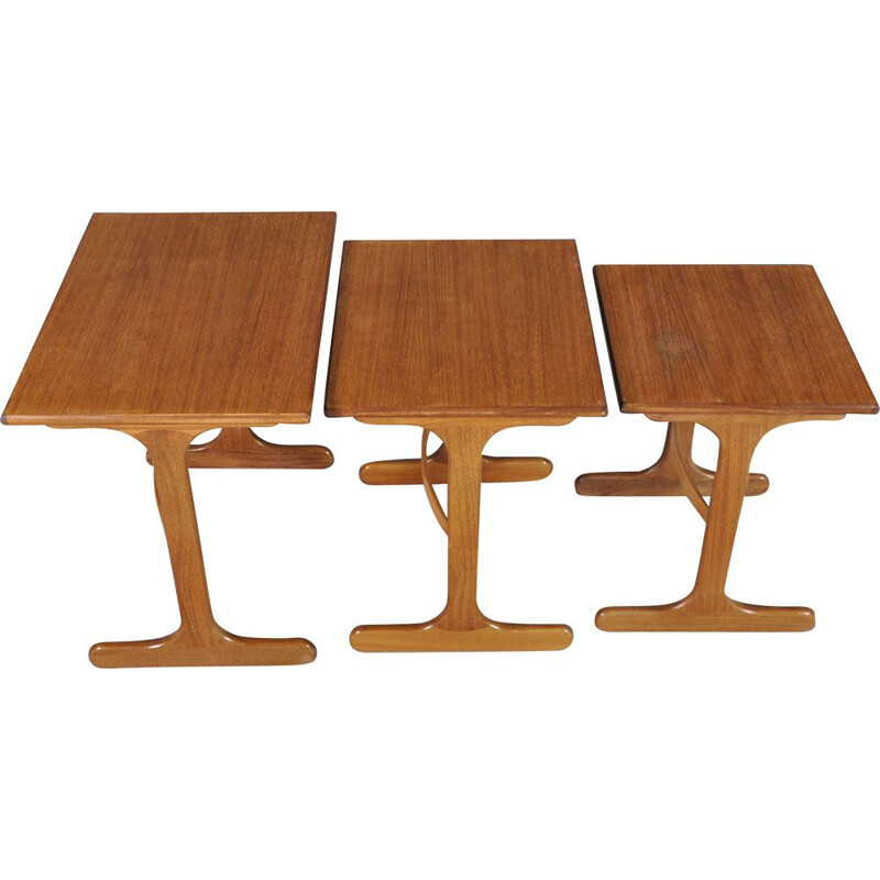 Vintage nesting tables for G-Plan in teakwood 1960s