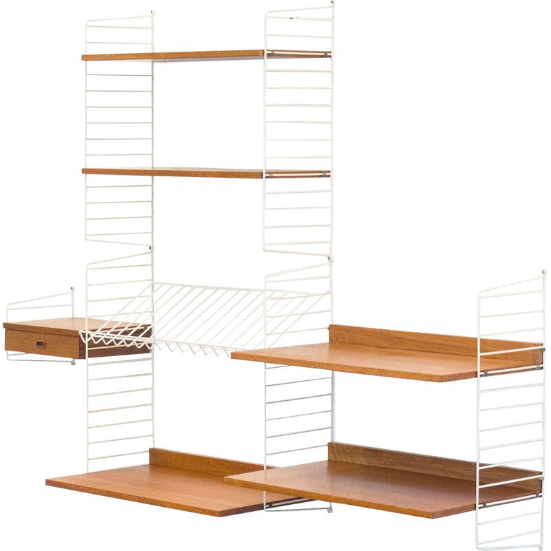 Vintage wall unit string design AB by Nisse & Kajsa Strinning