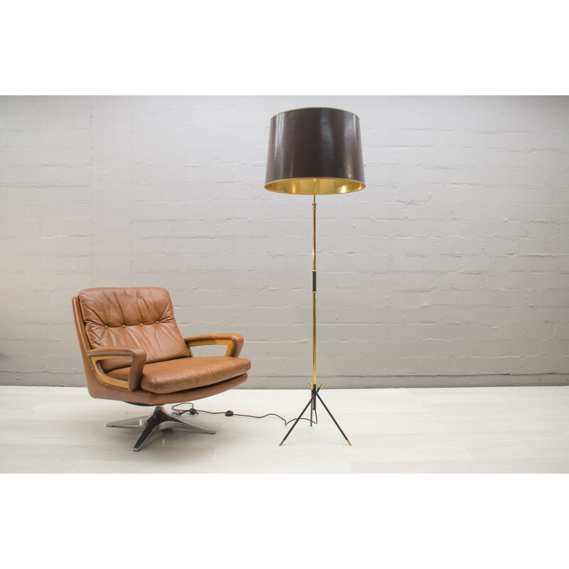 Vintage floor lamp tripod by Stilnovo Italy 1950s