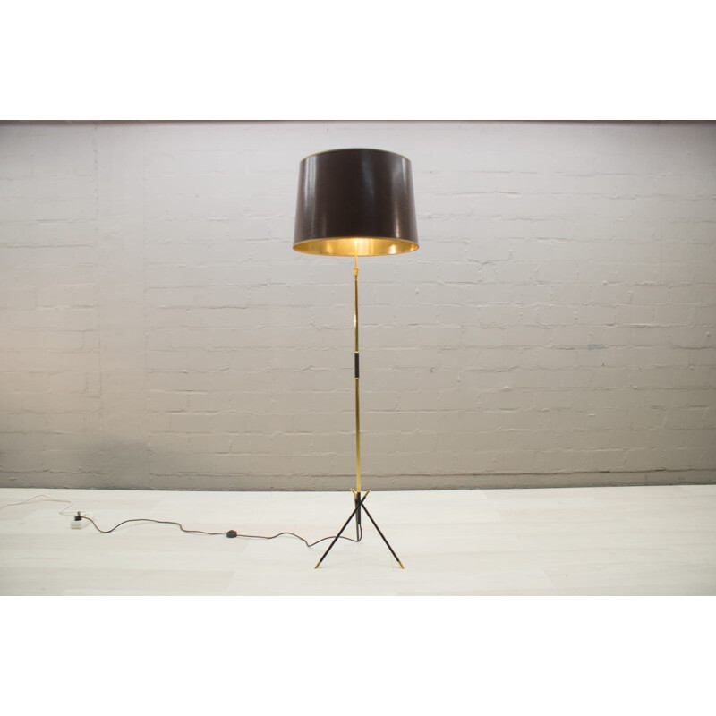 Vintage floor lamp tripod by Stilnovo Italy 1950s