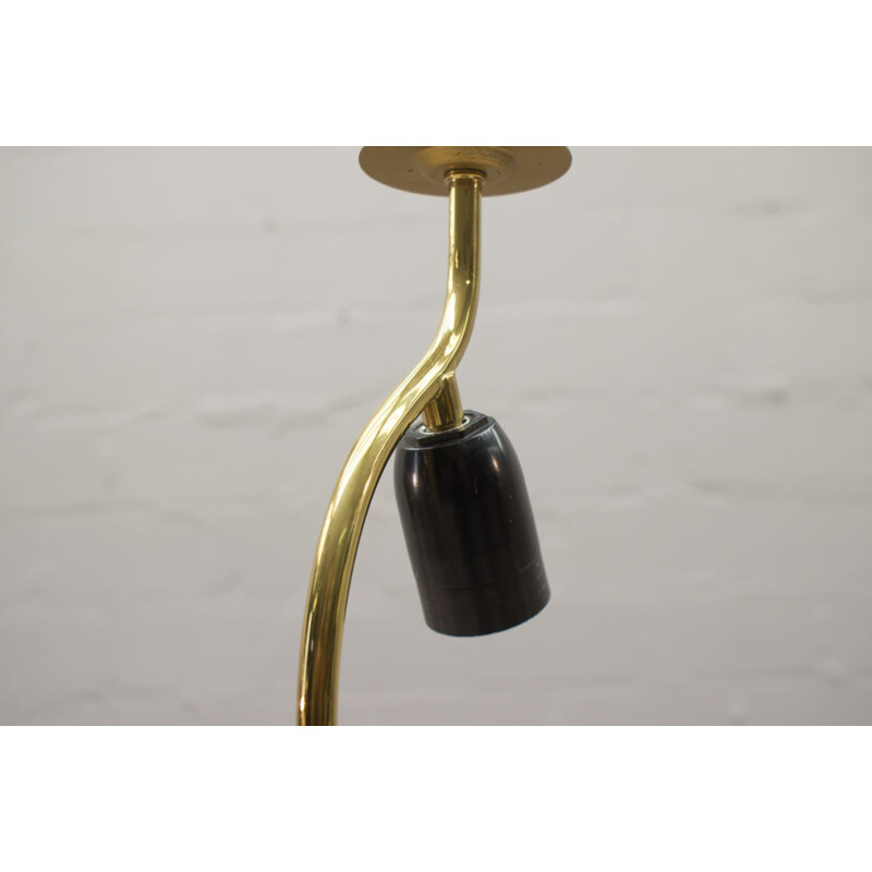 Lámpara de pie trípode vintage de Stilnovo Italia años 50