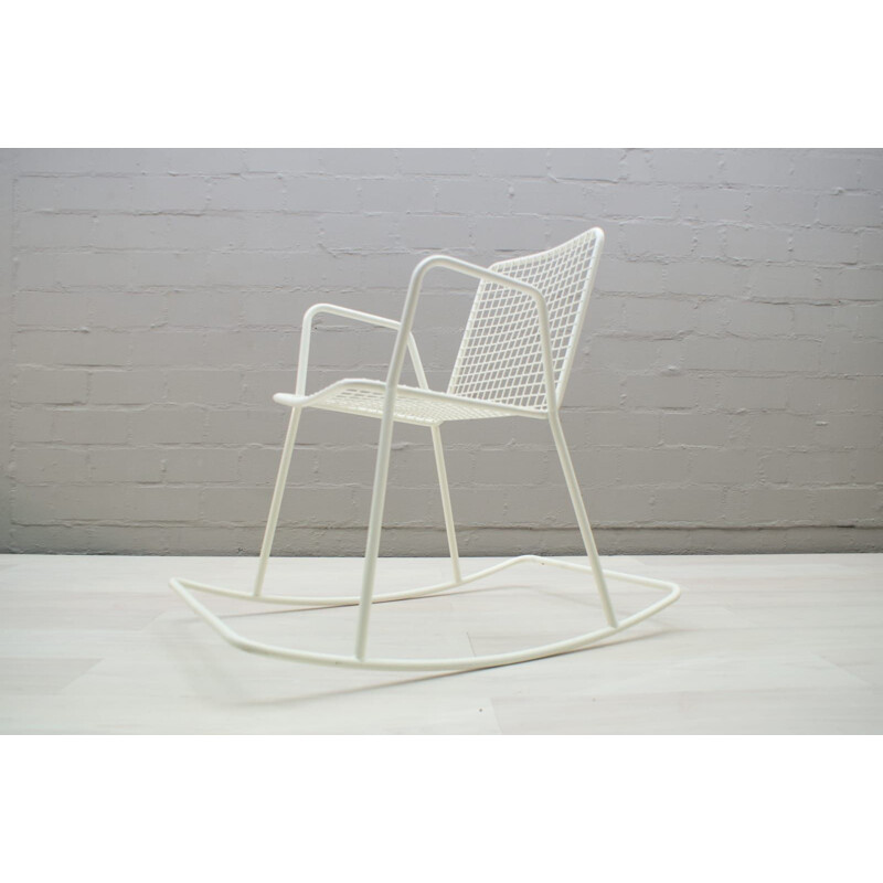 Vintage Wire Mesh rocking chair