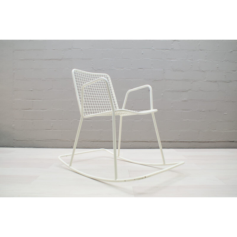 Vintage Wire Mesh rocking chair