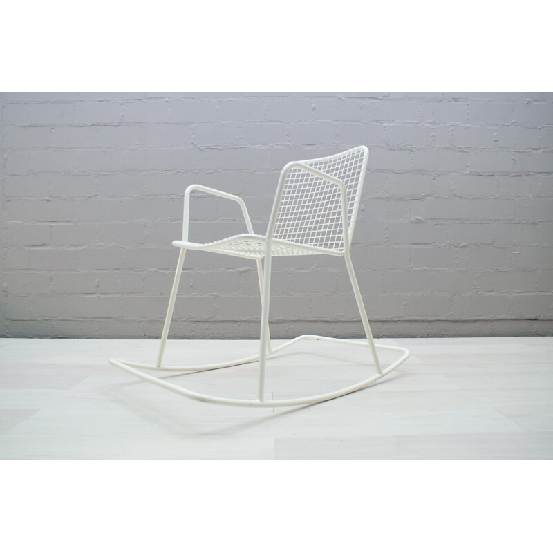 Vintage Wire Mesh rocking chair