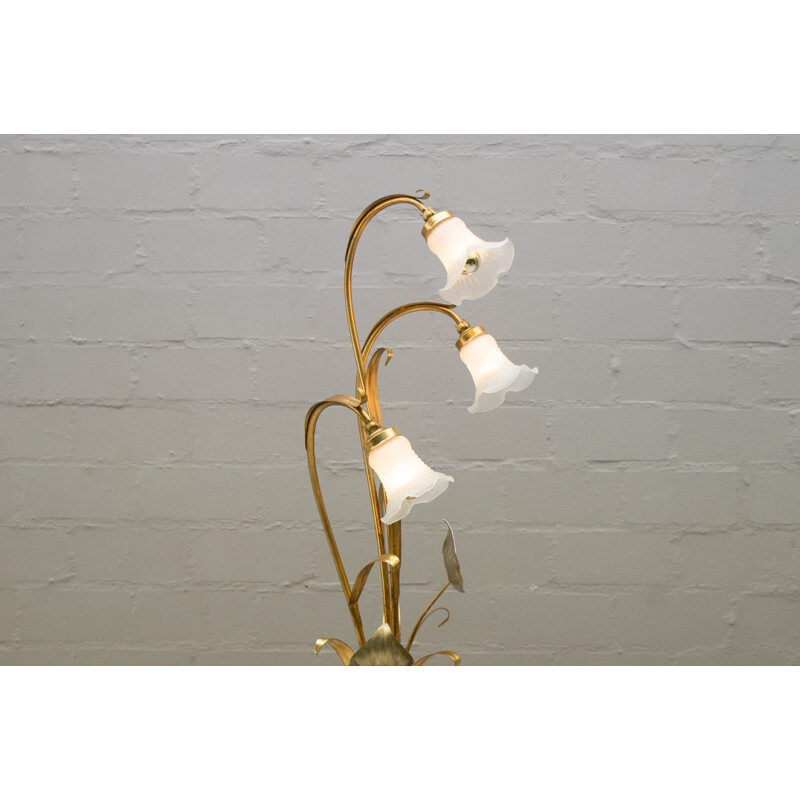 Vintage vloerlamp gouden boom