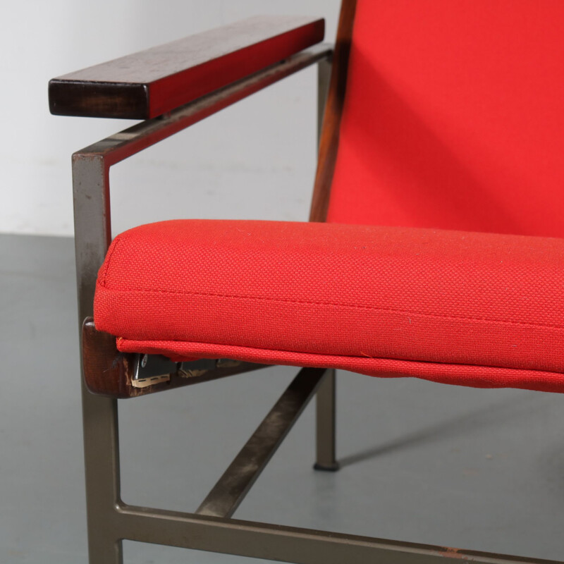 Vintage Dutch modernist lounge chair by Rob Parry