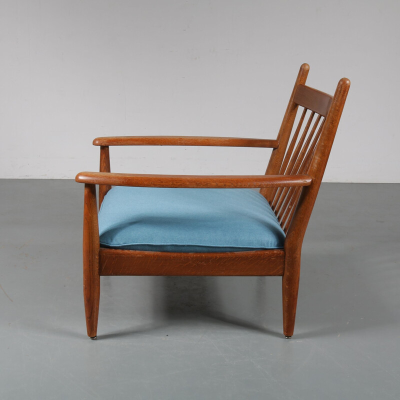 Vintage spokeback lounge chair in Denmark