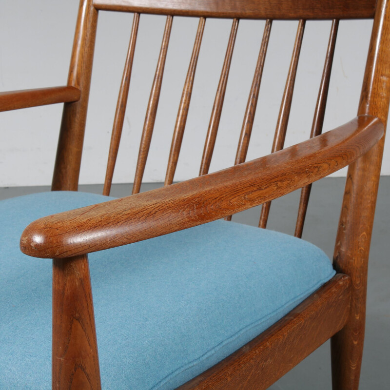 Vintage spokeback lounge chair in Denmark