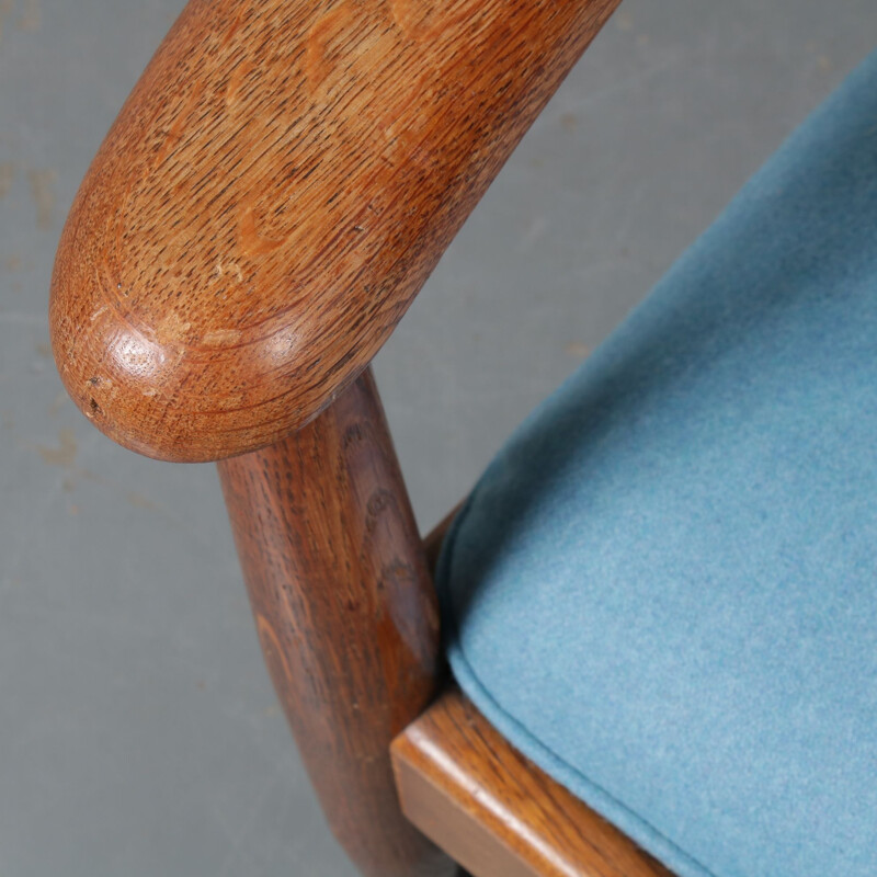 Vintage spokeback lounge chair in Denmark