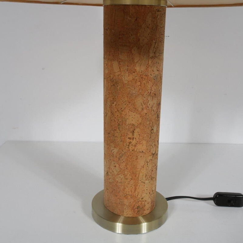 Vintage cork table lamp by Ingo Maurer by M Design