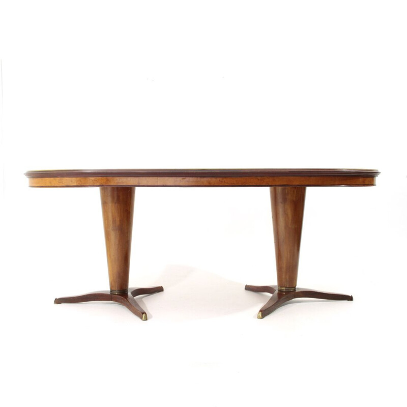 Vintage oval Italian dining table