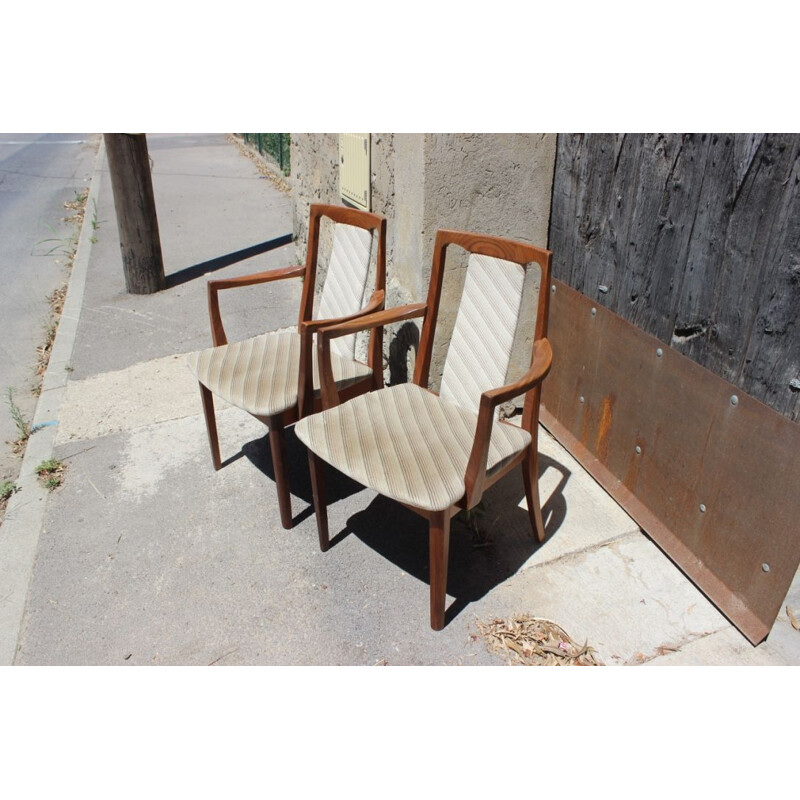 2 vintage chairs in teak by G-PLAN 1970s