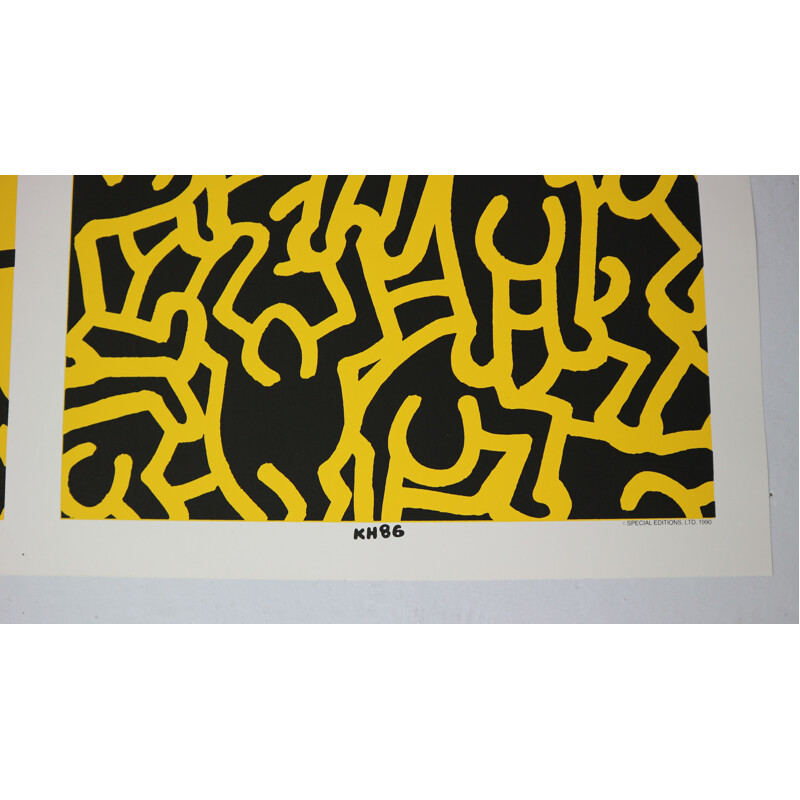 Vintage poster special edition Playboy KH86 by Keith Haring 1990s