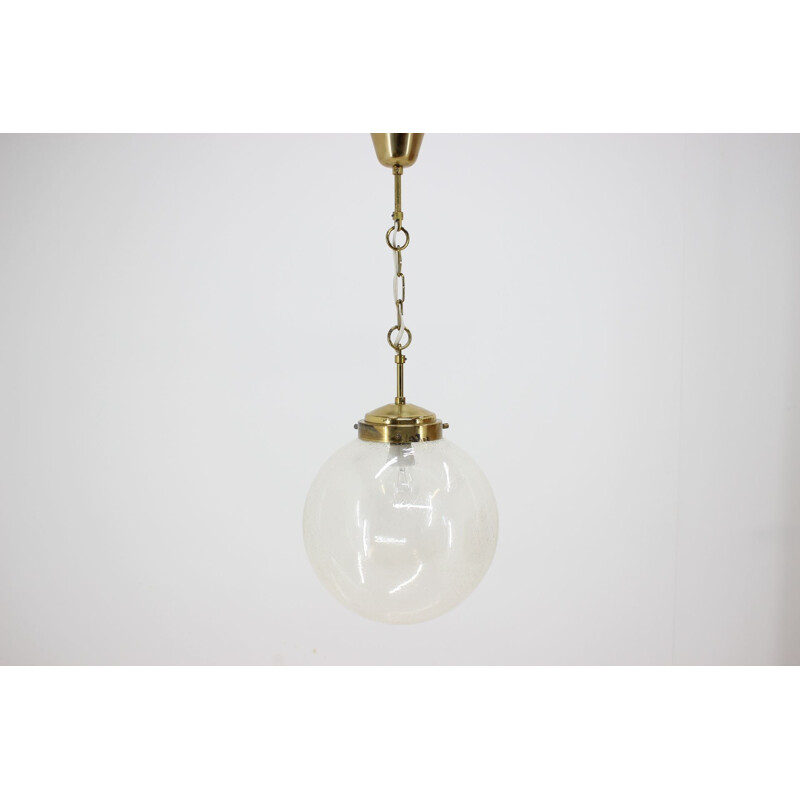 Vintage hanging lamp by Kamenický Šenov, 1960