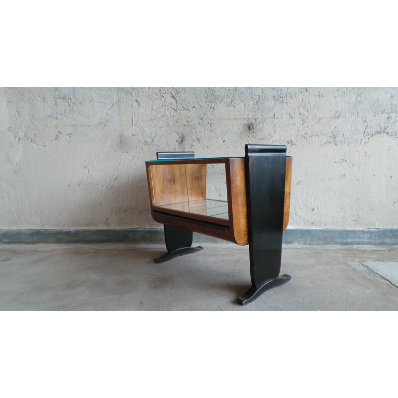 Vintage bar cart by Jindrich Halabala for UP Zavody