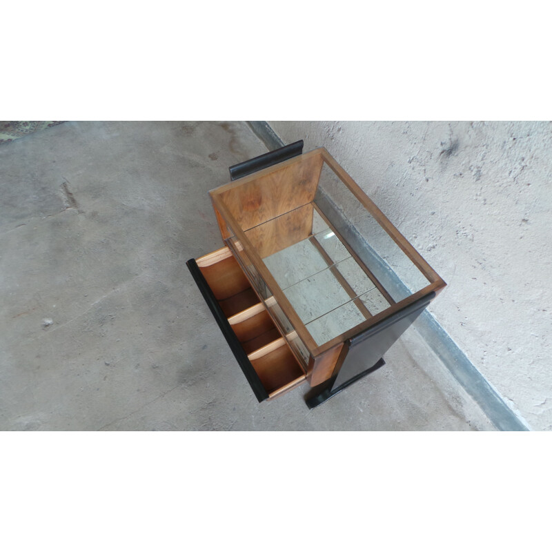 Vintage bar cart by Jindrich Halabala for UP Zavody