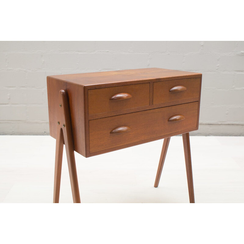 Vintage chest of drawers in teak from Barovero