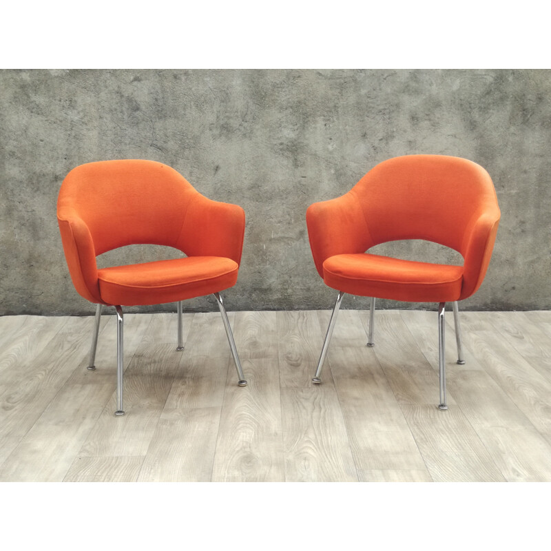 Paire de fauteuils Conférence par Eero Saarinen pour Knoll