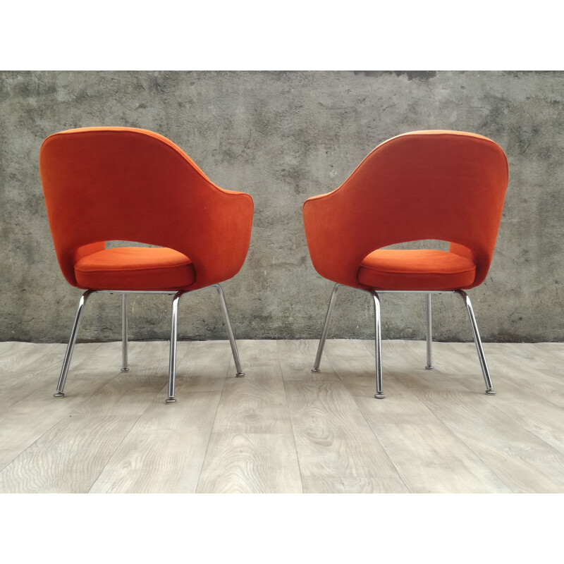 Pair of Conference chairs by Eero Saarinen for Knoll