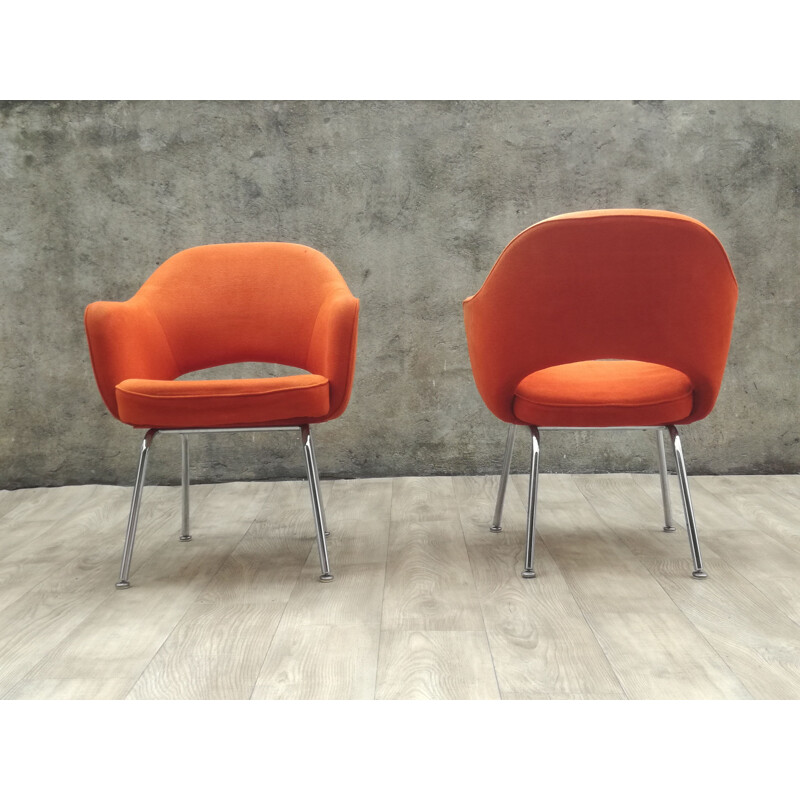 Pair of Conference chairs by Eero Saarinen for Knoll