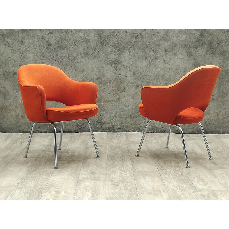 Pair of Conference chairs by Eero Saarinen for Knoll