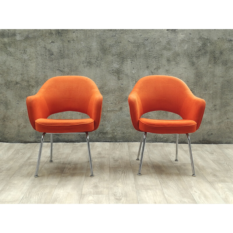 Pair of Conference chairs by Eero Saarinen for Knoll