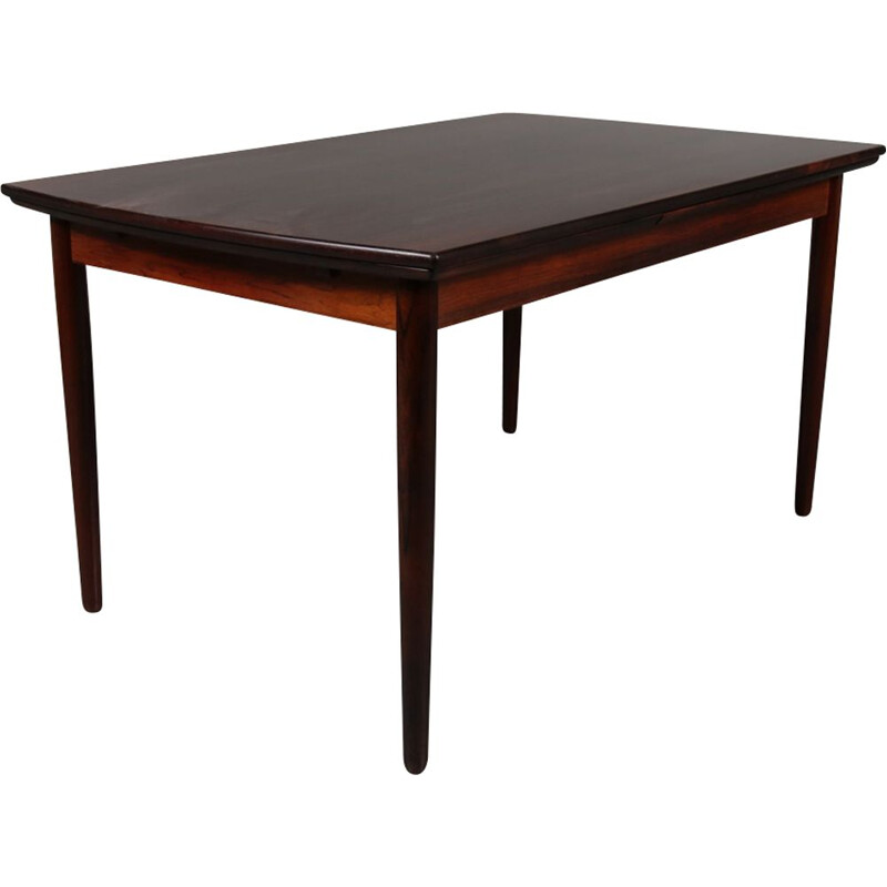 Vintage rosewooden extendible dining table in Denmark