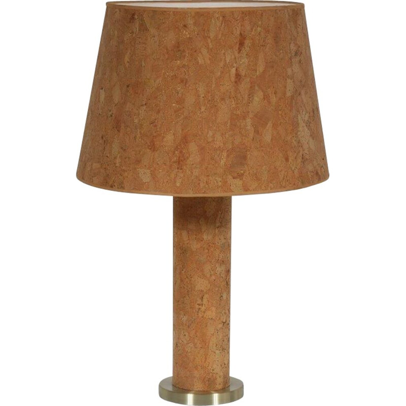 Vintage cork table lamp by Ingo Maurer by M Design