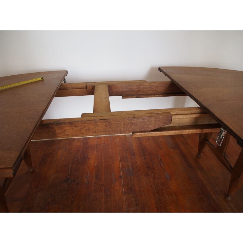 Vintage dining table Guillerme and Chambron