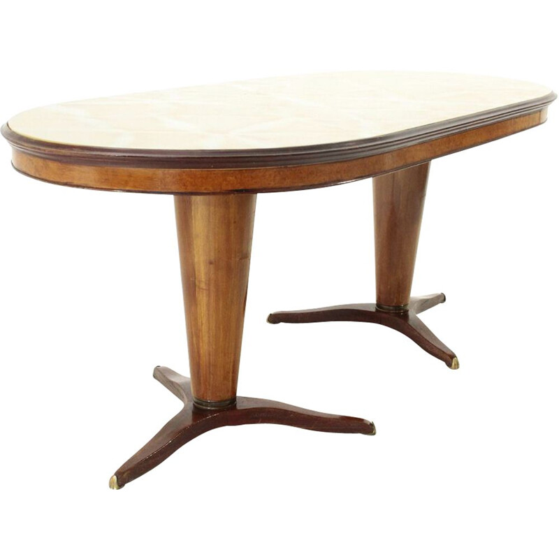 Vintage oval Italian dining table