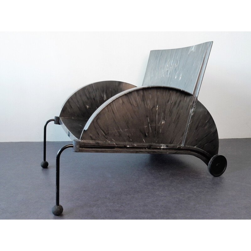 Vintage Poltrona armchair by Anna Castelli Ferrieri for Kartell Milano, Italy,1980