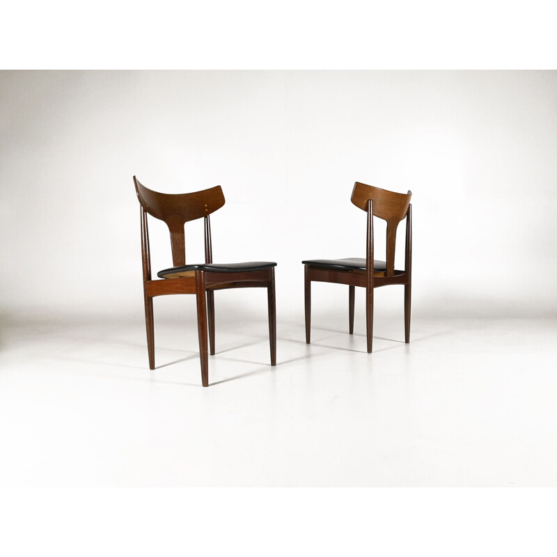 Vintage set of 6 dining chairs by Samcom, Danemark,1960