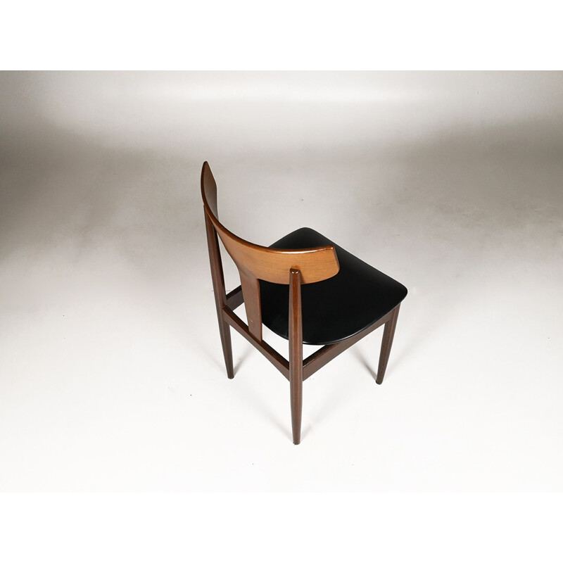 Vintage set of 6 dining chairs by Samcom, Danemark,1960