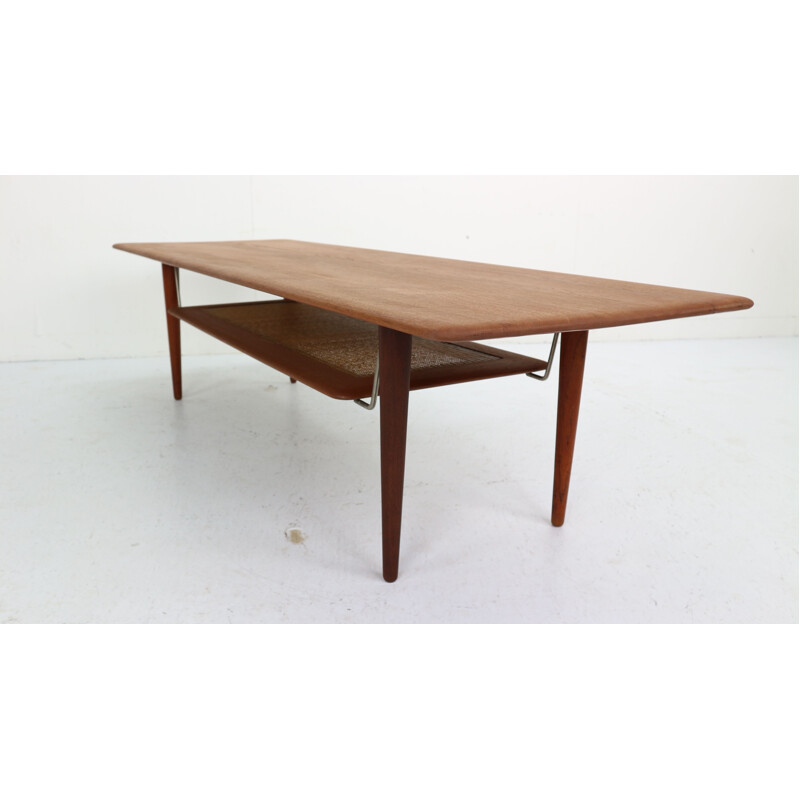 Vintage coffee table by Peter Hvidt & Orla Mølgaard Nielsen,1956