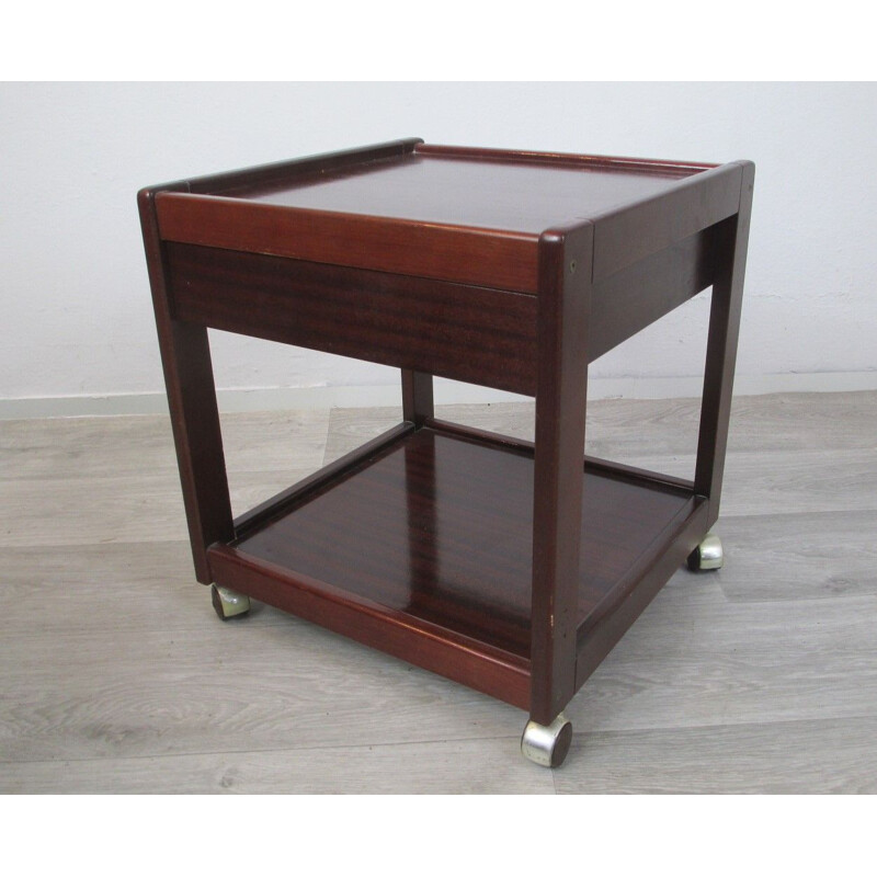 2 vintage mahogany night stand,1970