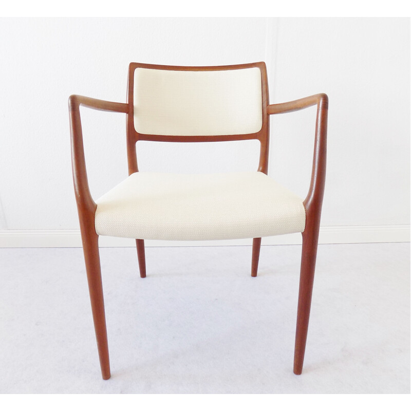 Vintage armchair in teak by Niels Möller Model 65,1960