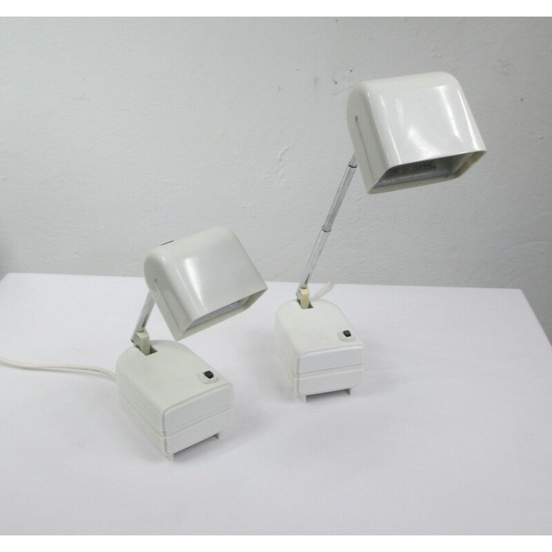 2 lampes de table vintage modèle Stella Telescopic par Eichhof Wercke pour Fagerhults ,Suède,1970