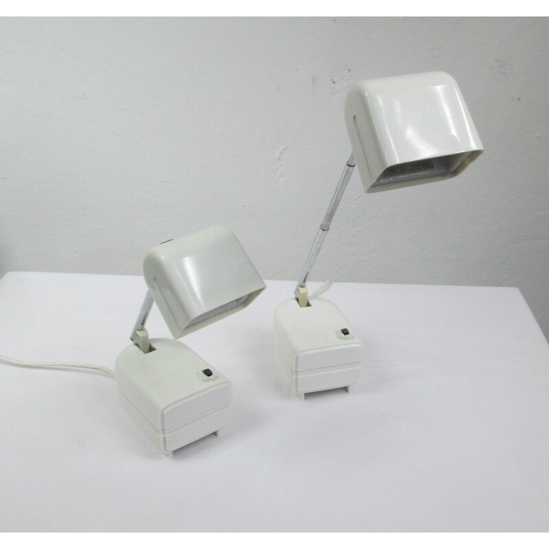 2 vintage table lamps model Stella by Eichhof Wercke for Fagerhults,Sweden,1960