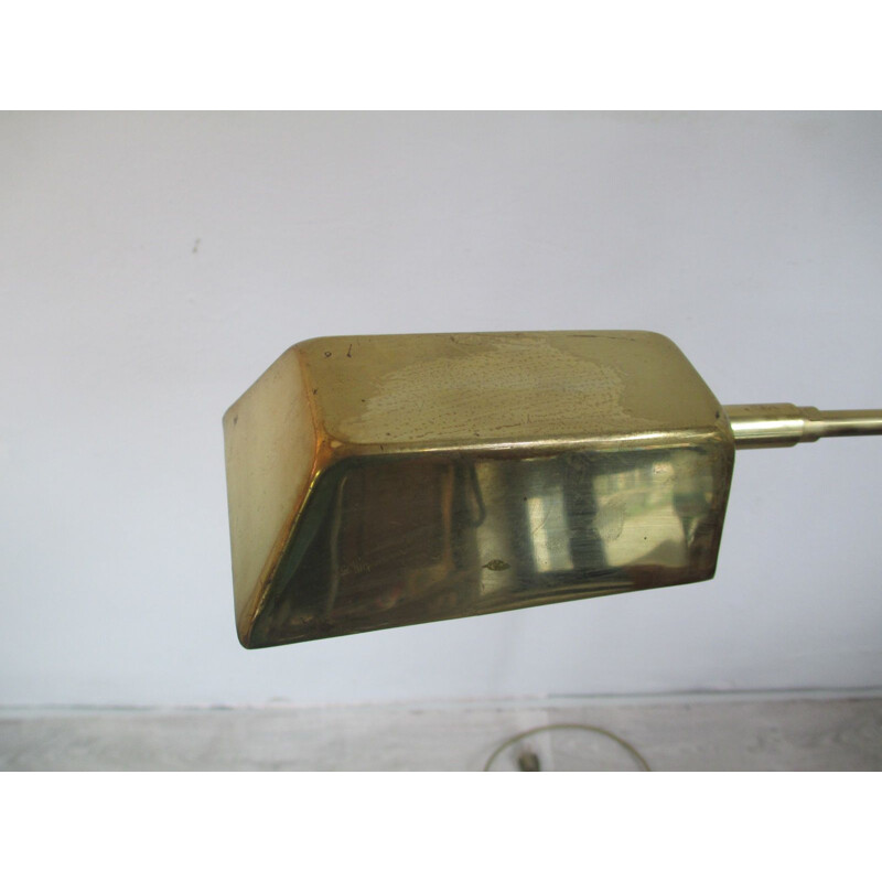Vintage Brass Floor Lamp 1950s