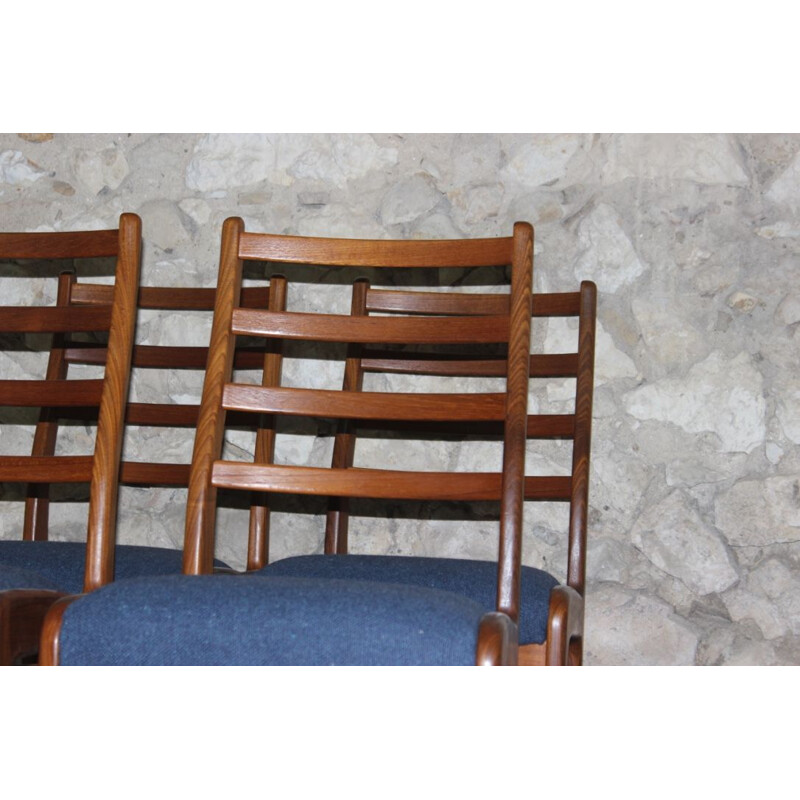 Ensemble de 4 chaises vintage en teck par VB Wilkins pour G PLAN