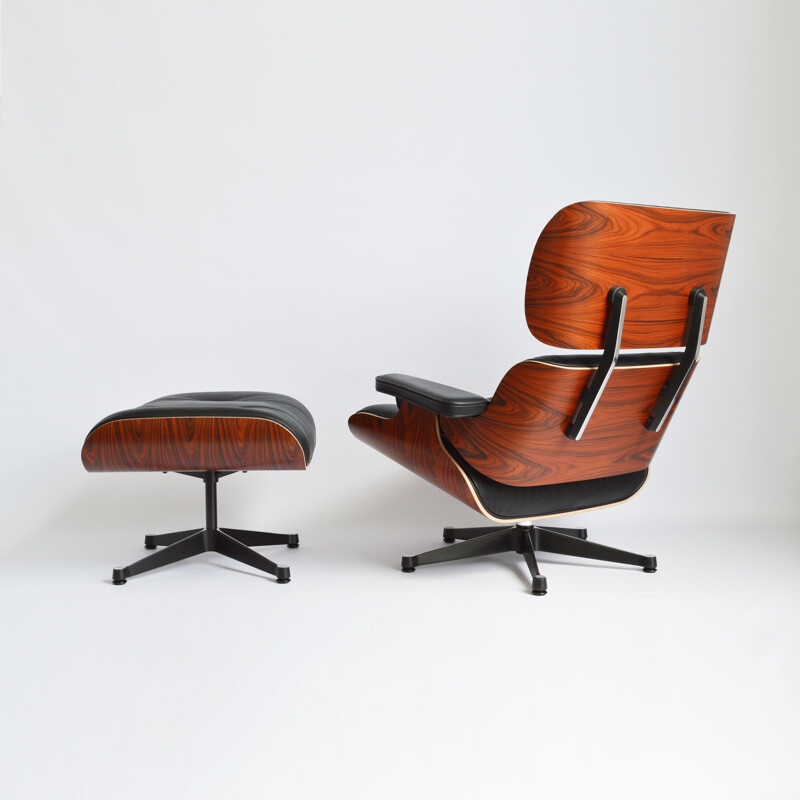 Vintage armchair & ottoman by Eames for vitra 