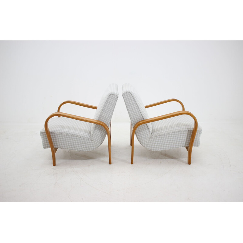 Set of 2 vintage Armchair by  Karel Koželka, Antonín Kropáček 1950s