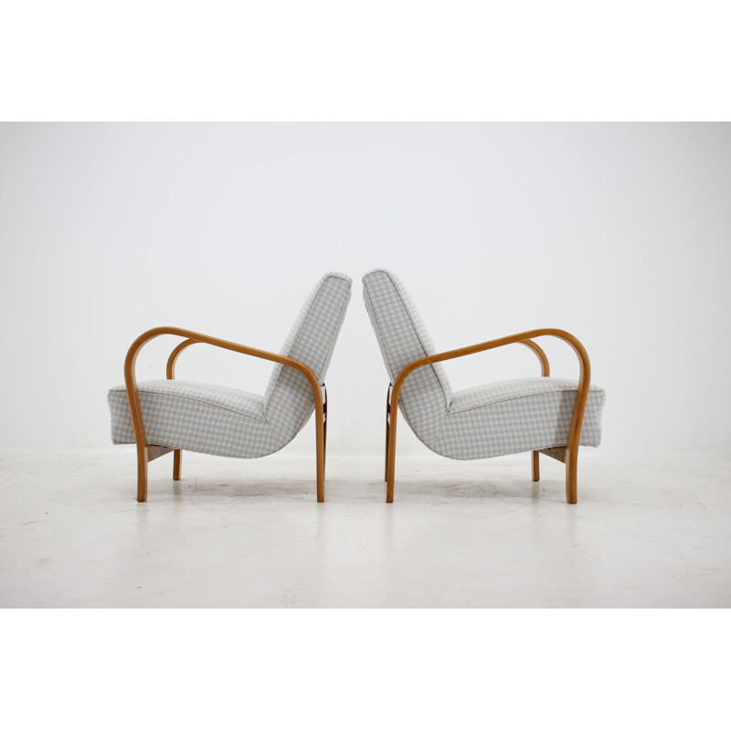 Set of 2 vintage Armchair by  Karel Koželka, Antonín Kropáček 1950s