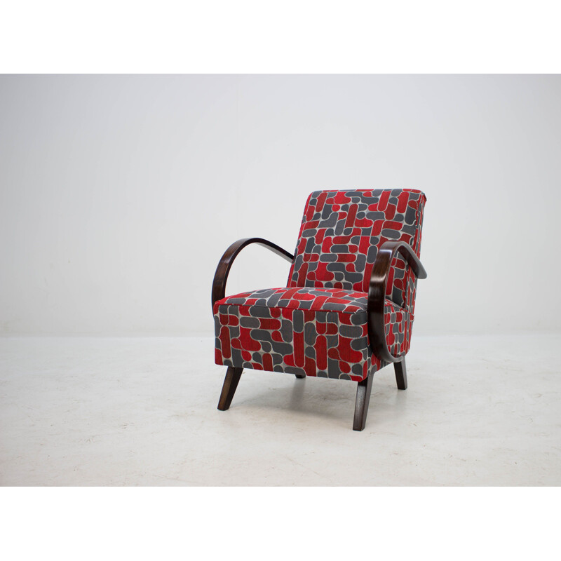 Vintage armchair by Jindrich Halabala for UP Zavody, 1950s
