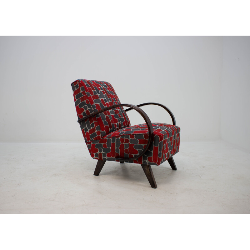 Vintage armchair by Jindrich Halabala for UP Zavody, 1950s